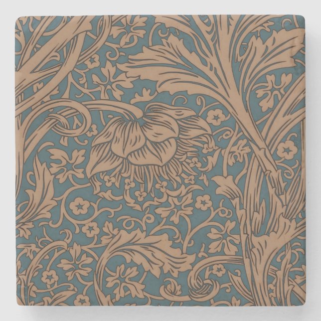 William Morris Arcadia Floral Pattern Classic Stenunderlägg (Framsidan)