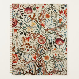 William Morris art blommigt planner