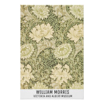 William Morris Art Blommigt Prints Exhibition Post
