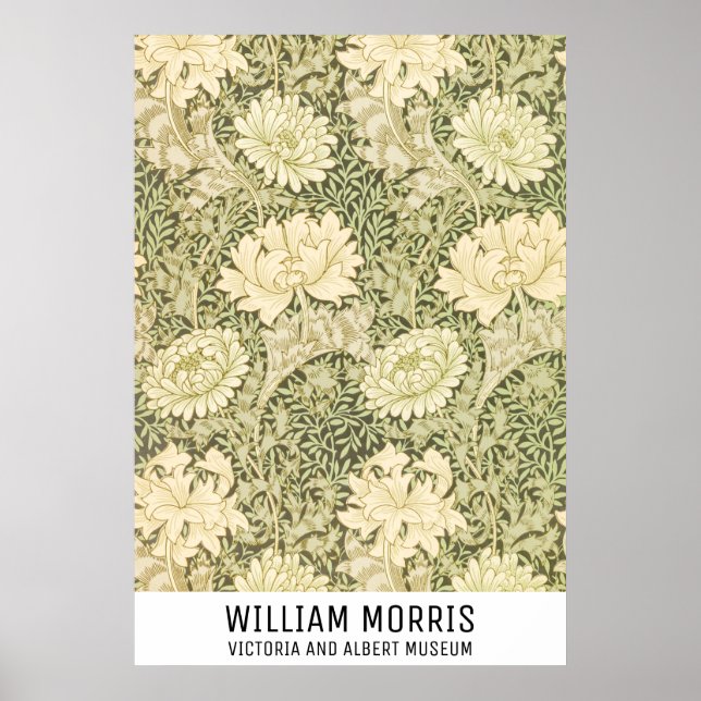 William Morris Art Blommigt Prints Exhibition Post Poster (Framsidan)