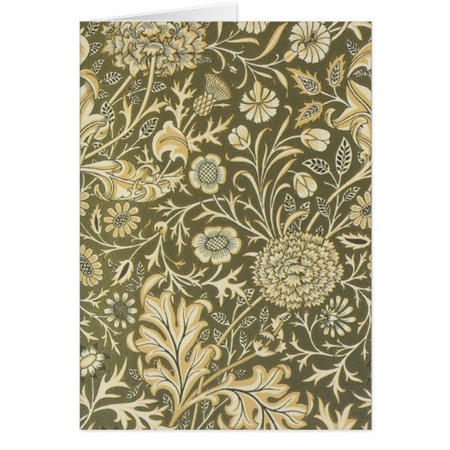 William Morris Art Card 9 Hälsningskort (Framsidan)