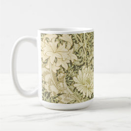 William Morris Art Chrysanthemum Oliv grönt Mugg