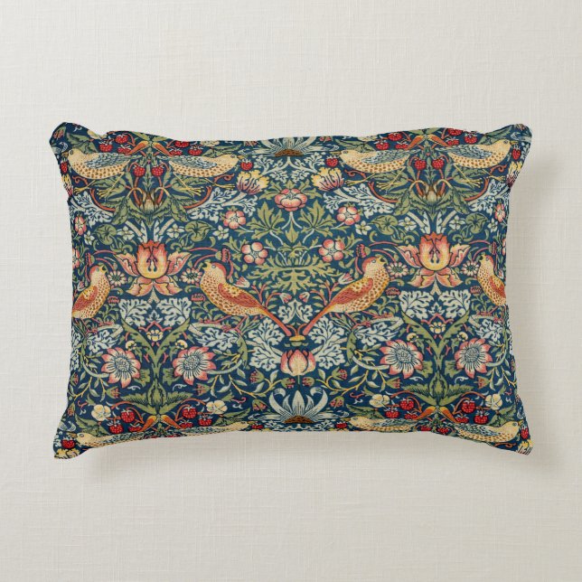 William Morris Art Dekorativ kudde Strawberry Thie (Framsidan)