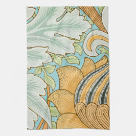 William morris art nouveau blommigt och bladverk kökshandduk