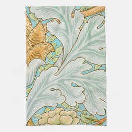 William morris art nouveau blommigt och bladverk kökshandduk