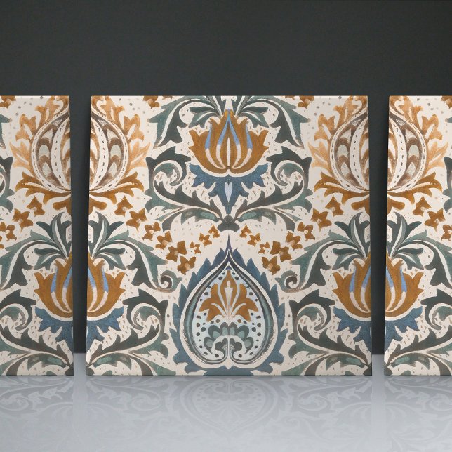 William Morris Art nouveau Blommigt Victorian Repr Kakelplatta (Skapare uppladdad)