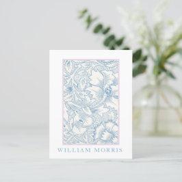 William Morris - Art nouveau Blue Acanthus Vykort