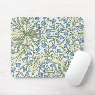 William Morris - Art nouveau Blue Bellblommor Musmatta