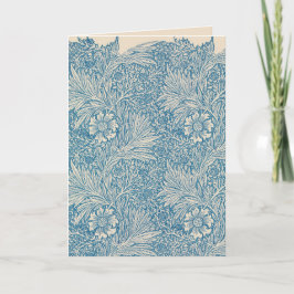 William Morris - Art nouveau Blue Marigold Kort