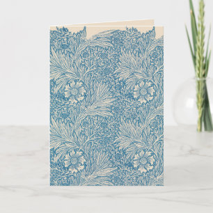 William Morris - Art nouveau Blue Marigold Kort