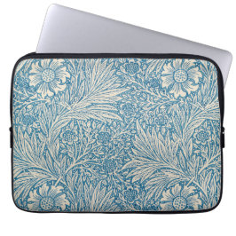 William Morris - Art nouveau Blue Marigold Laptop Fodral