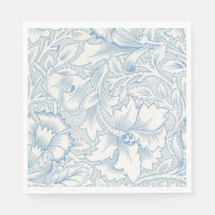 William Morris, Art Nouveau Elegant Blå Akantus Pappersservett