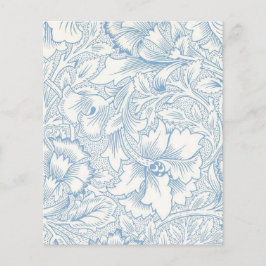 William Morris, Art nouveau Elegant Blue Acanthus