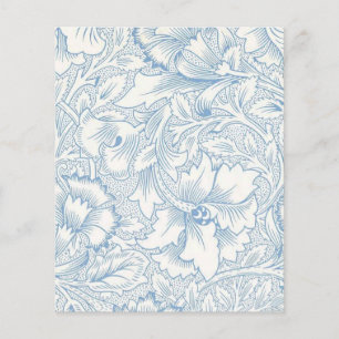William Morris, Art nouveau Elegant Blue Acanthus