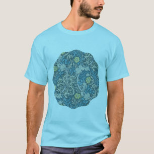 William Morris,art nouveau mönster, sjögräs, blå,, T Shirt
