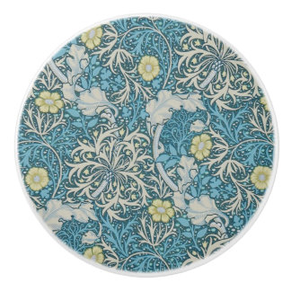 William Morris,art nouveau mönster, sjögräs, blått Knopp