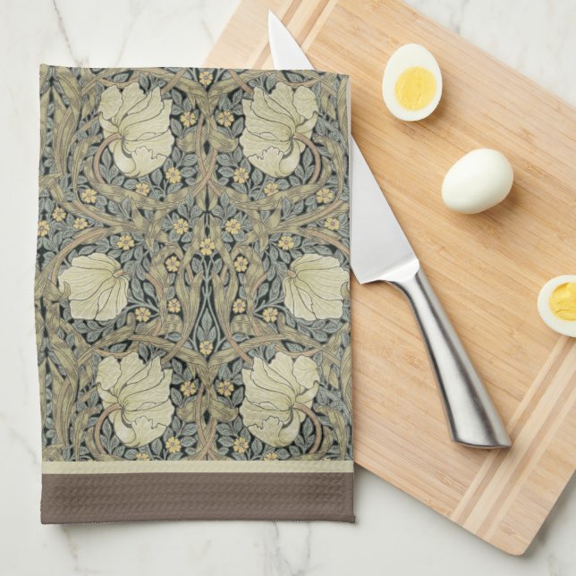 William Morris Art nouveau Pimpernel Flowers Kökshandduk (Vikt i Fjärdedel)