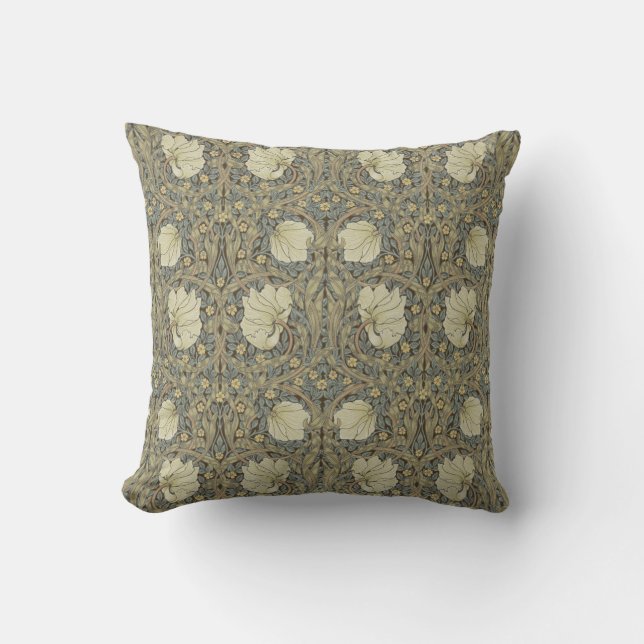 William Morris Art nouveau Pimpernel Flowers Kudde (Framsida)