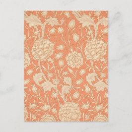 William Morris - Art nouveau Vild Tulips - persiko Vykort
