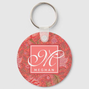 William Morris - Art nouveau Windrush Monogrammed Nyckelring