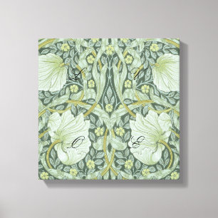 William Morris, art nouveaumönster, härlig konst Canvastryck