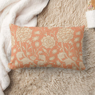 William Morris - art nouveauvildtulpan - persika Lumbarkudde