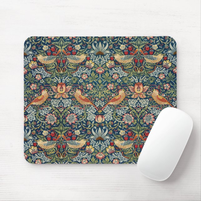 William Morris Art Strawberry Thief Mousepad Musmatta (Med mus)