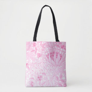 William Morris Artichoke Blek Rosa Tygkasse