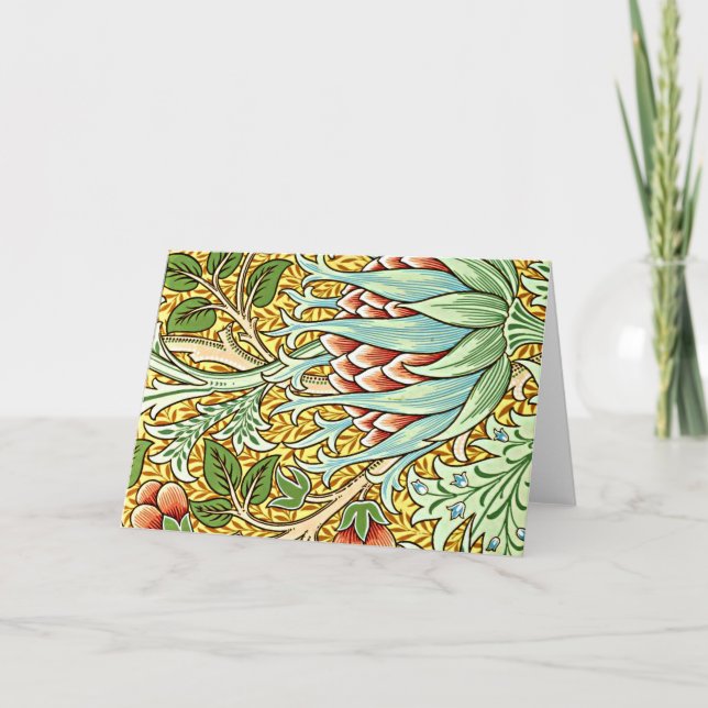 William Morris - Artichoke Kort (Framsida)