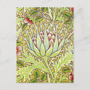 William Morris Artichoke Vykort