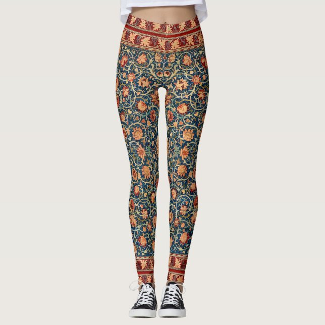 William Morris Arts och CRAFTS VINE Leggings (Framsida)