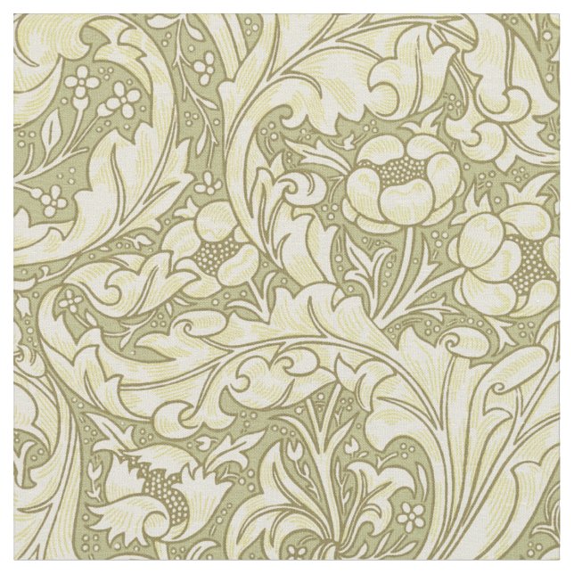 William Morris "Bachelors Button" 4. Tyg (Närbild)