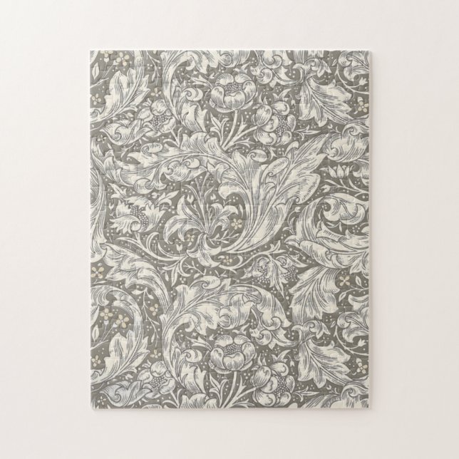 William Morris Bachelors Button Flower Blommigt Bo Pussel (Vertikal)