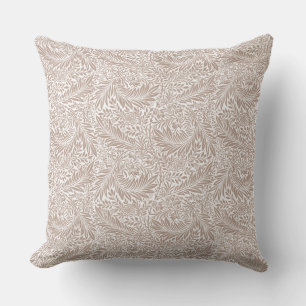 William Morris Beige Larkspur Mönster Kudde