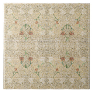 William * Morris Beige Vintage Tulip Kakelplatta