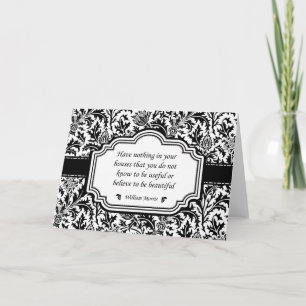 William Morris Berömd Quotation Bevackra Homes Kort