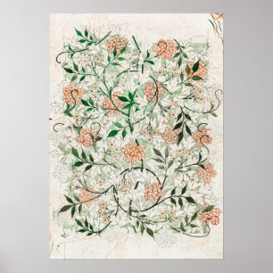 William Morris berömda Jasmin (1834-1896) Poster