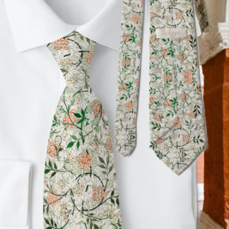 William Morris berömda Jasminblommönster Slips