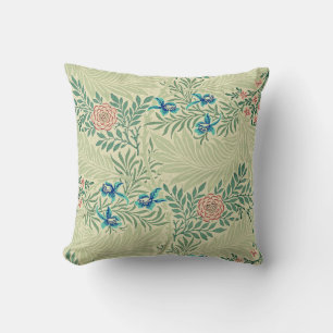 William Morris berömda Larkspur-mönster Kudde