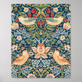 William Morris berömda Strawberry Thief-mönster Poster
