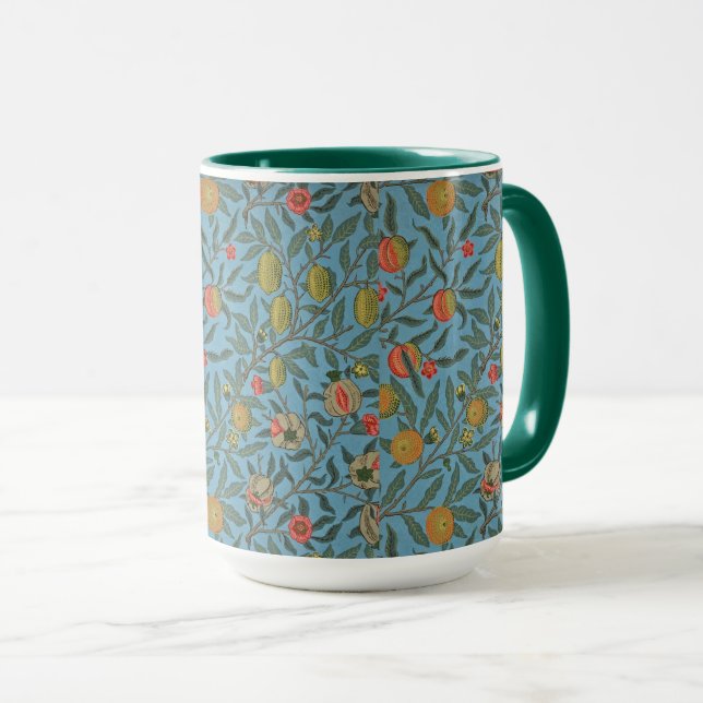William Morris Bevackra Foliage Colorful Fruits Mugg (Framsida höger)