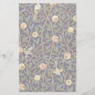 William Morris Bird and Pomegranat Brevpapper