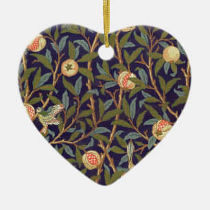 William Morris Bird and Pomegranat Julgransprydnad Keramik