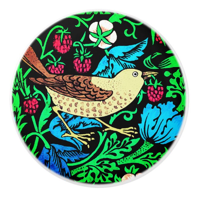 William Morris Bird & Flower, Blue and Brown Knopp (Framsidan)