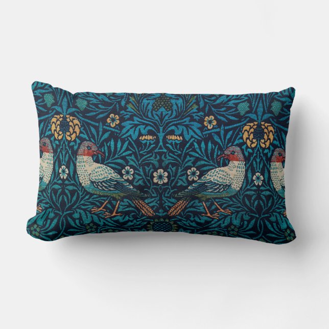 William Morris Bird Pillow Lumbarkudde (Framsida)