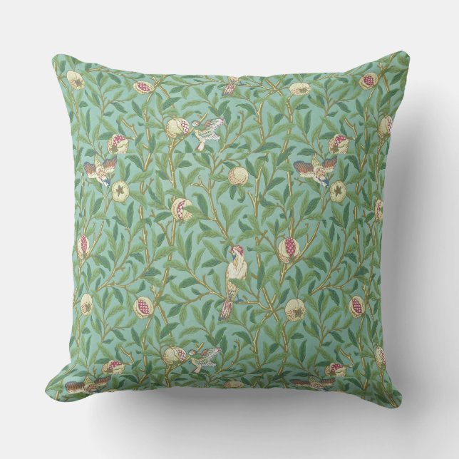William Morris ’Bird & Pomegranate’ 3. Kudde (Framsida)