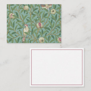 William Morris, Birds and Pommegrenates - Grönt Anteckningskort