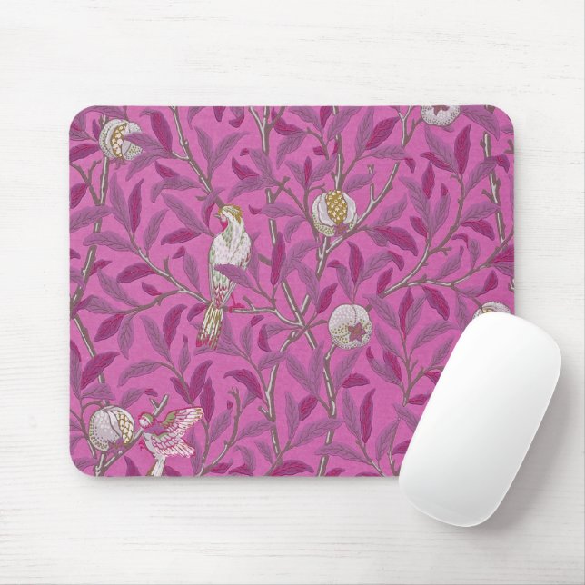 William Morris, Birds and Pommegrenates - Rosa Musmatta (Med mus)