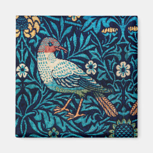 William Morris Birds Art nouveau Blommönster Magnet