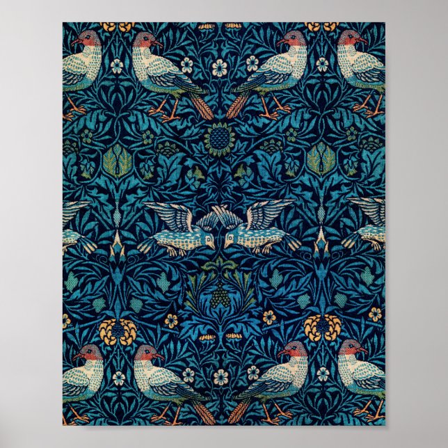 William Morris Birds berömd mönster Poster (Framsidan)